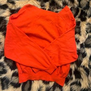 Free People Asymetrical Collar Sweater